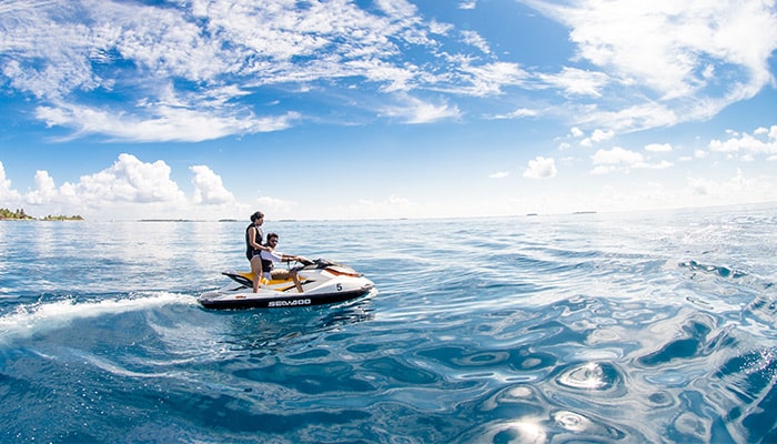 Deportes acuáticos - Las motos acuáticas son muy populares entre los turistas de la Costa del Sol