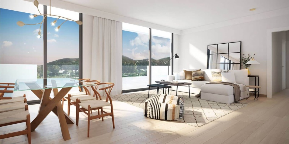 New urbanite built apartments in the heart of Fuengirola. Salon