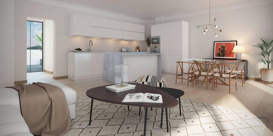 New urbanite built apartments in the heart of Fuengirola. Kitchen