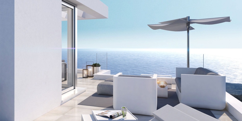 State of the art new build apartments in Mijas Costa. A space to relax near by the sea.