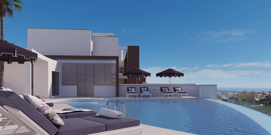 Affordable new build apartments in Benhavis. Pool