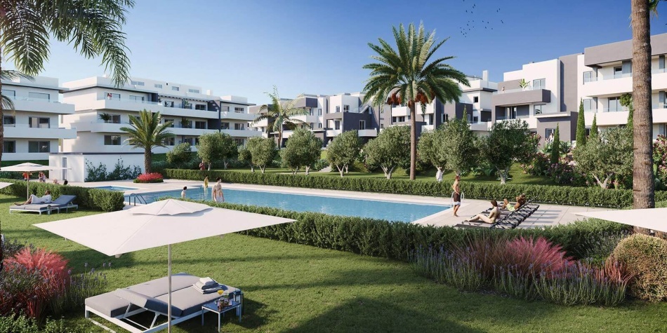 Modern Estepona Apartments with Great Payment Options. Swimming pool