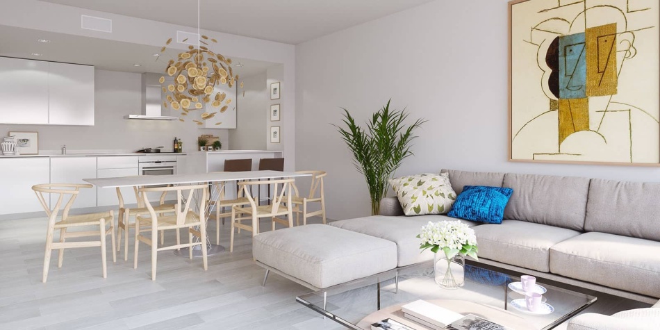 Fantastic new residential development in Benalmádena. Living room