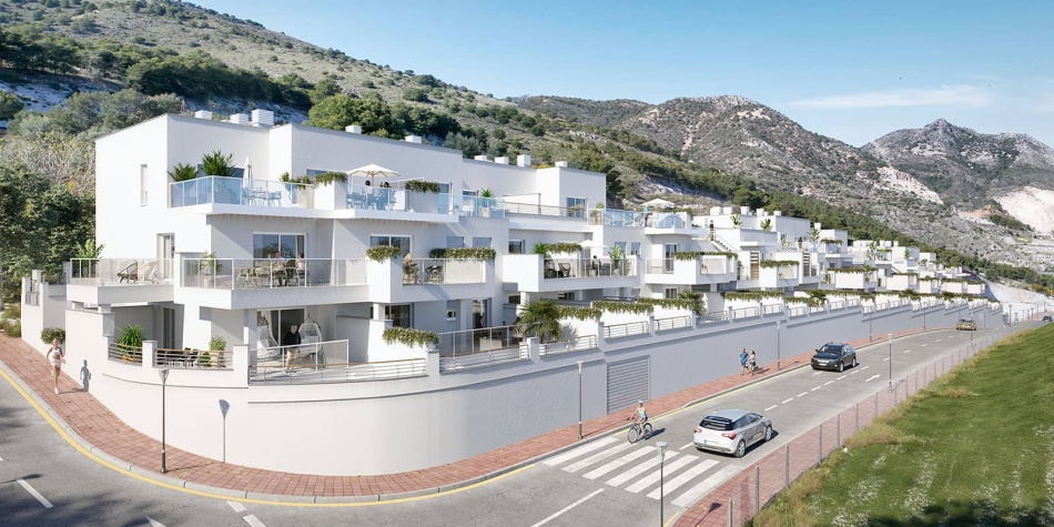 Fantastic new residential development in Benalmádena. Privileged views from the mountain